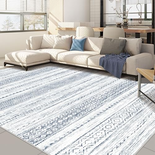 8x10 Area Rugs Living Room (W-blue / 8' X 10' (Rectangular))