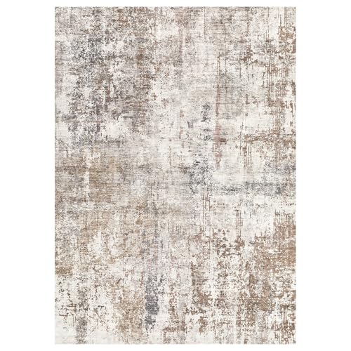 5x8 Area Rug Living Room Rugs (Brown/Grey/Red / 5' x 8' (Rectangular))