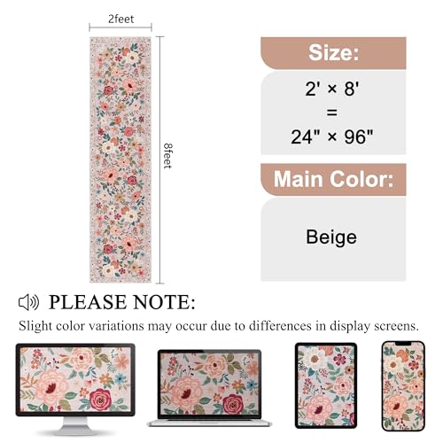 2x8 Runner Rug (Beige / 2' x 8' (Rectangular))