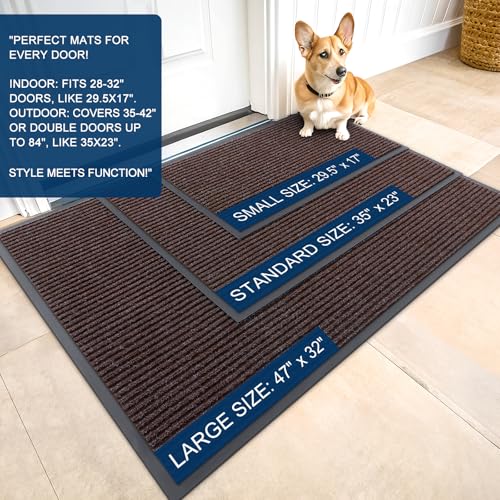 Front Door Mat 33x21 (Tan / 33" X 21")