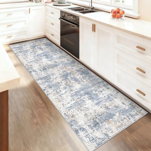 2x8 Runner Rug for Hallway (Blue / 2' x 8' (Rectangular))