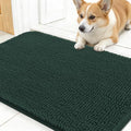 Dog Door Mat for Muddy Paws 30x17 (Blackish Green / 30" X 17")