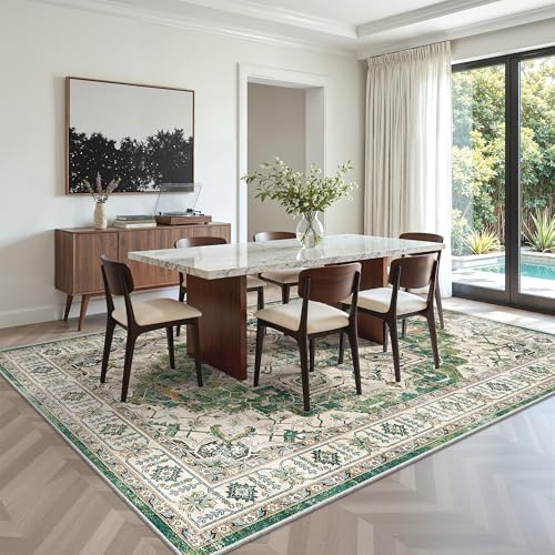 6x9 Area Rugs for Living Room (Green / 6' x 9' (Rectangular))