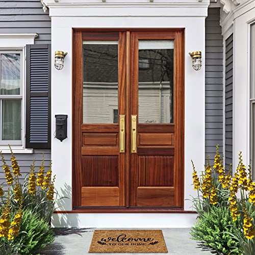 Front Door Welcome Mat (Welcome to Our Home / 30 x 17 inches)