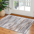 Modern Abstract Small Area Rugs 2x3 (Grey Brown / 2' x 3' (Rectangular))