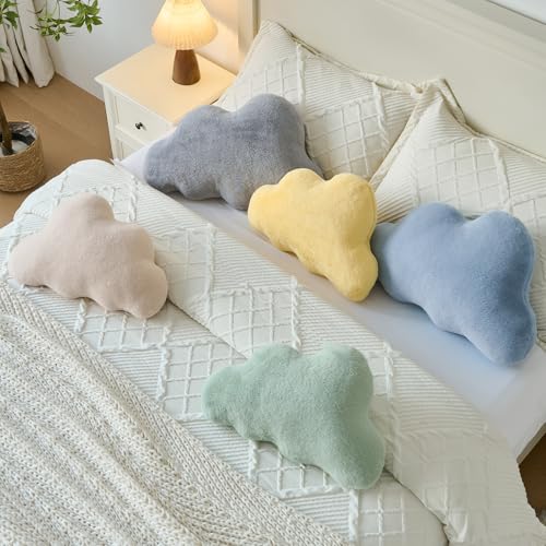 Cloud Pillows (Yellow / 11.8x18.5 Inches)