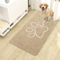 Dog Door Mat for Muddy Paws 40x24 (Beige / 40" X 24")