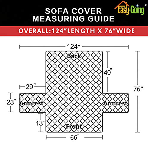 Reversible Couch Cover (Chocolate/Ivory / Large Sofa)