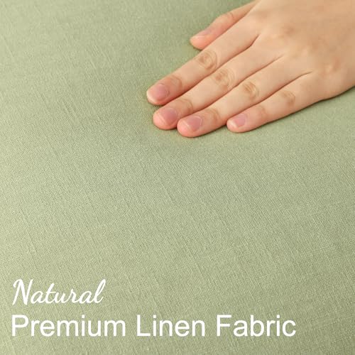 Fall Sage Green Linen Throw Pillow Covers 12x20 Set of 2 (Sage Green / 20" x 12" (Pack of 2))