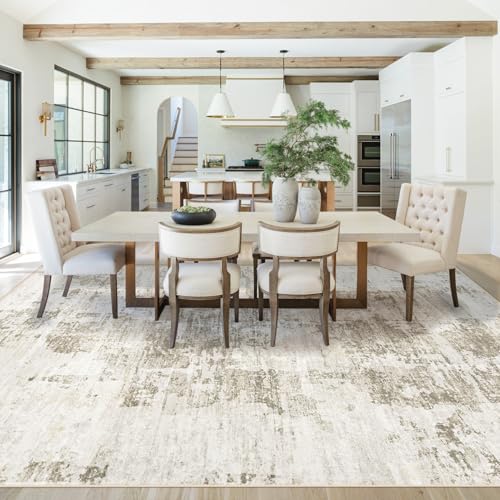8x10 Area Rugs for Living Room (Beige Brown / 8' x 10' (Rectangular))