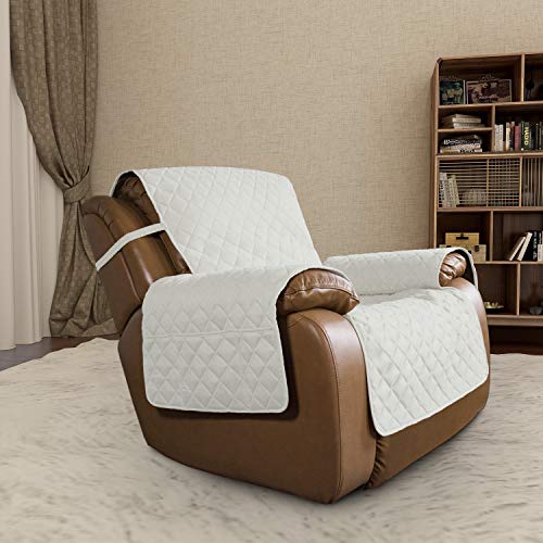 Reversible Couch Cover (Ivory/Ivory / Large Recliner)