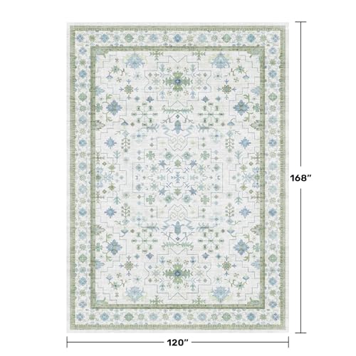 Oriental 10x14 Rug Living Room (10' x 14' (Rectangular) / Cream Green)