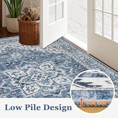10x14 Area Rugs Living Room (Blue / 10' x 14' (Rectangular))