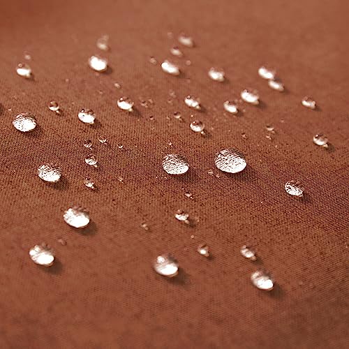 Decorative Outdoor Pillow Covers Fall 12x12 Rust (12" x 12" (Pack of 2) / Rust)