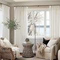 Natural Extra Wide 60 Inch Width Pinch Pleated 90 Inch Curtains (Natural / 60"W x 90"L (Pack of 1))