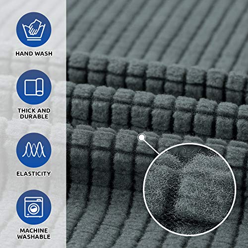 Stretch Oversized Couch Covers for Sofa Slipcover (Grey / X-Large)