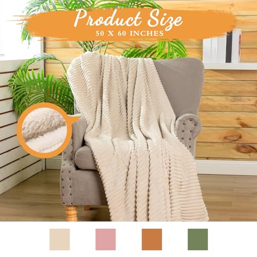 12 Pcs Flannel Blankets Bulk (Multicolor)