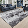 Abstract Area Rug 5x7 Modern Washable Rug Soft Non Slip Rug Low Pile for Bedroom Living Room Dining Room Slate Grey (Slate Grey / 5' x 7' (Rectangular))