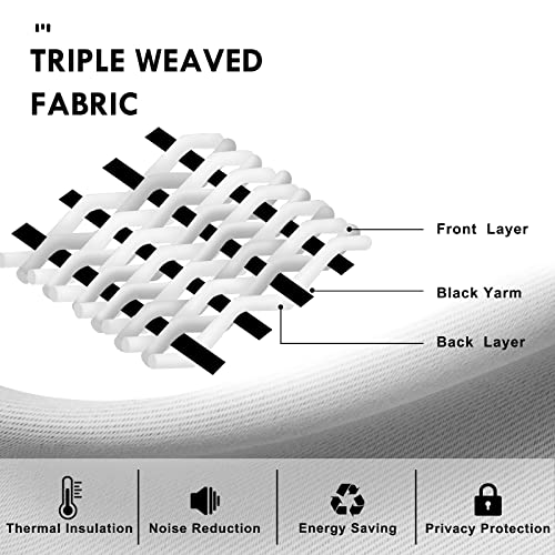 Short Blackout Curtains 42 x 36 Inch for Kitchen RV Bunk Light Beige (Light Beige / 42"W x 36"L (Pack of 2))