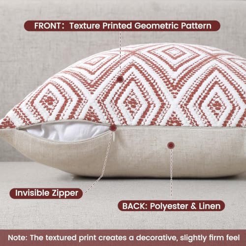 Throw Pillow Covers 20x20 (Coral / 20" x 20" (Pack of 4))
