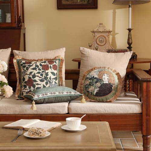 Designer Throw Pillow Covers Set of 2 (20" x 12" (Pack of 2) / Sylvia C)