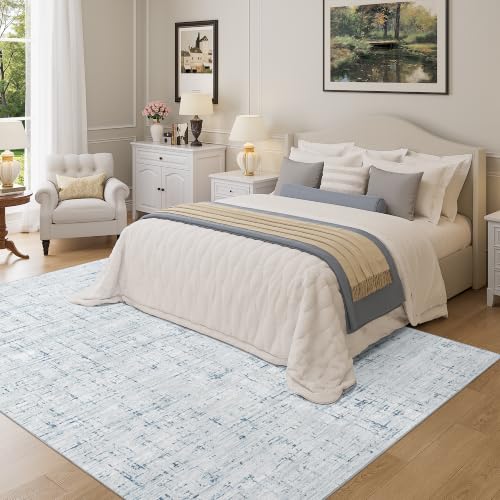 5x7 Area Rug for Living Room (Light Blue / 5' x 7' (Rectangular))
