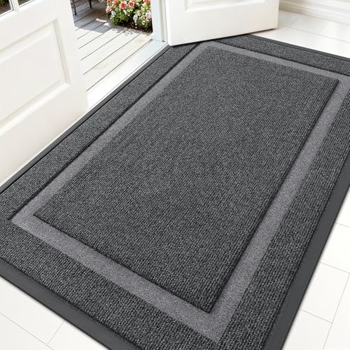 Front Door Mat Outside 59x30 (Grey / 59" x 30")