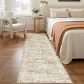 2x7 Runner Rug Non Slip (Brown/Ivory / 2' x 7' (Runner))