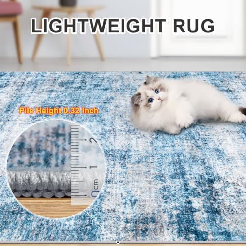 10x12 Area Rug Living Room (Blue Grey / 10' x 12' (Rectangular))