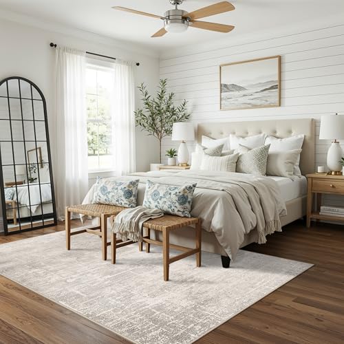4x6 Living Room Area Rugs (4' x 6' (Rectangular) / Beige/Cream)