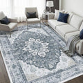 Washable Area Rug (Grey/White/Beige / 5' x 7' (Rectangular))