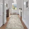 Runner Rugs for Hallways Kitchen 2.6x8 Non Slip Washable Beige Brown (Beige/Brown / 2'6" x 8' (Rectangular))