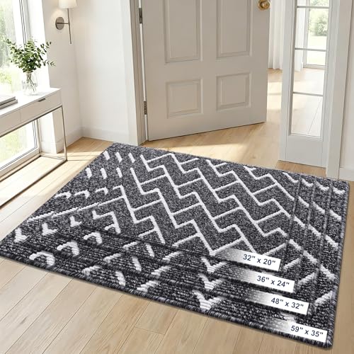 Front Door Mat 48x32 (Black / 48" X 32")