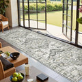 Kitchen Runner Rug Non Slip Washable Rugs 2.5x10 (Grey/Beige / 2'6" x 10' (Runner))