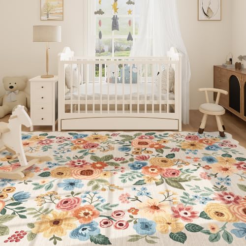 8x10 Area Rug for Living Room (Beige Yellow (Big) / 8' x 10' (Rectangular))
