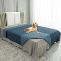 Waterproof Dog Bed Cover Pet Blanket for Furniture Bed Couch Sofa Reversible (82x120 Inch (Pack of 1) / Navyblue+stoneblue)