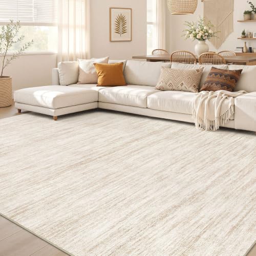 Boho 5x8 Area Rug Living Room Rugs Machine Washable Beige (A-beige / 5' x 8' (Rectangular))