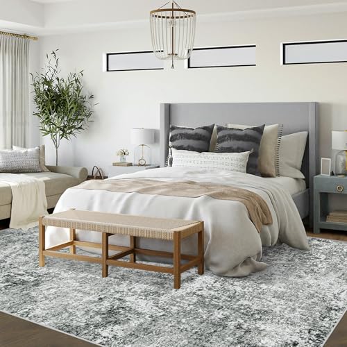 6x9 Area Rugs for Living Room (Grey / 6' x 9' (Rectangular))