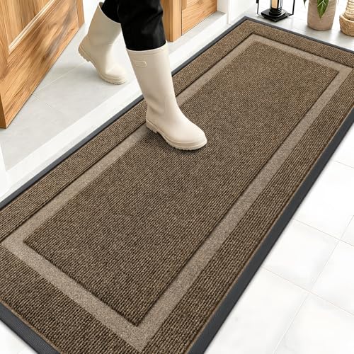 Front Door Mat Outside 59x20 (Brown / 59" x 20")