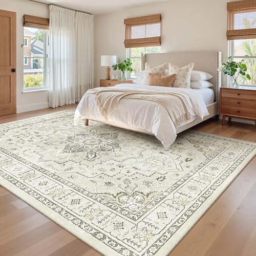 8x10 Area Rugs for Living Room (Beige / 8' x 10' (Rectangular))