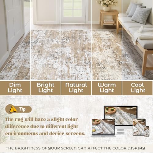9x12 Area Rug for Living Room (Beige / 9' x 12' (Rectangular))