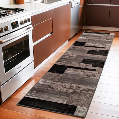 2x6 Washable Runner Rug for Hallway&Kitchen (Chocolate / 2' x 6' (Rectangular))
