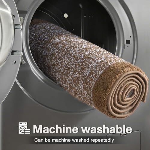48x24 Long Bathroom Rugs Non Slip Washable (Coffee / 2' x 4' (Rectangular))