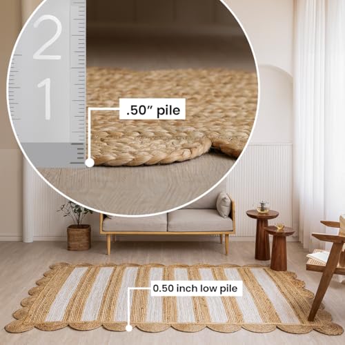 Scalloped Hand (3' x 5' (Rectangular))