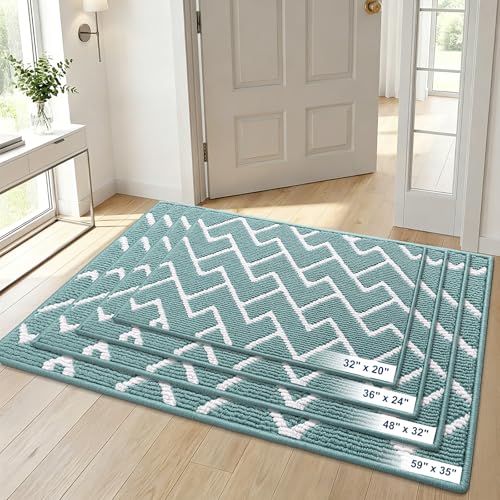 Front Door Mat 36x24 (Sage Green / 36" X 24")