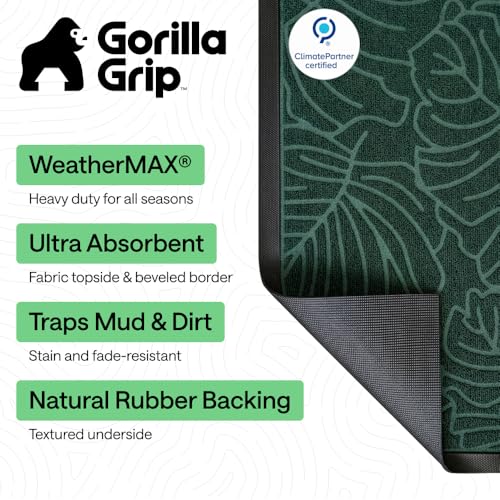 WeatherMAX Door Mat (Green Palm / 58" x 34")