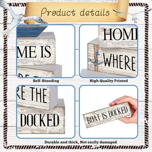 4 Pcs Farmhouse Table Decoration (Home Boat)