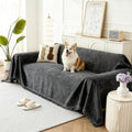 Couch Cover for Sofa (Charcoal Grey / 91*150 inch)