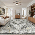 8x10 Area Rugs for Living Room (Black / 8' x 10' (Rectangular))