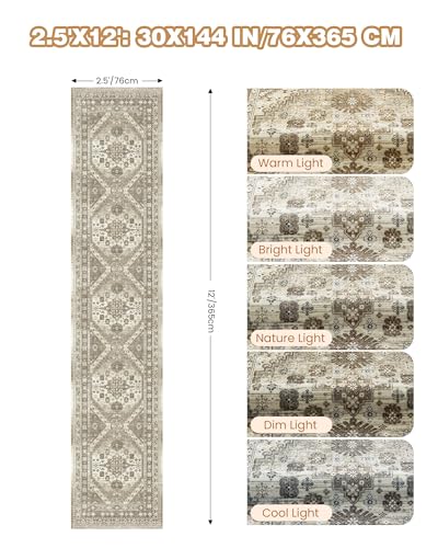 Runners for Hallway 12ft (Brown / 2'6" x 12' (Runner))